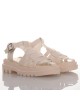 Μπεζ Flatforms Gladiator Famous