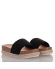 Μαύρες Σουετ Flatforms Famous