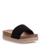 Μαύρες Σουετ Flatforms Famous