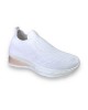Γυναικεία λευκά sneakers τύπου κάλτσα Famous