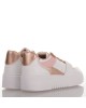 Γυναικεία Άσπρα/Ροζ Sneakers Famous
