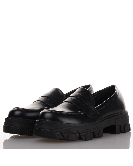 Μαύρα Chunky Loafers Famous